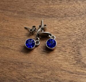 Royal Blue Drop Earrings