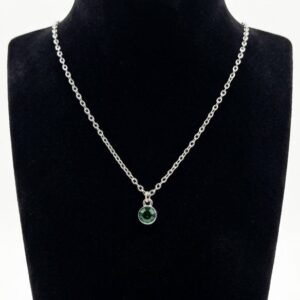 mint green pendant necklace