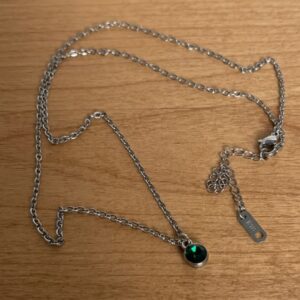 mint green pendant necklace