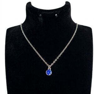 royal blue pendant necklace