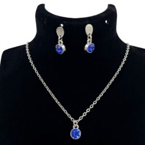 royal blue pendant necklace