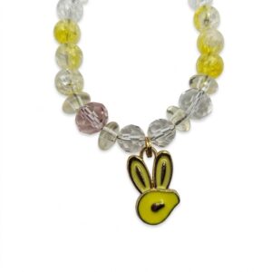 sunny bunny beaded phone strap