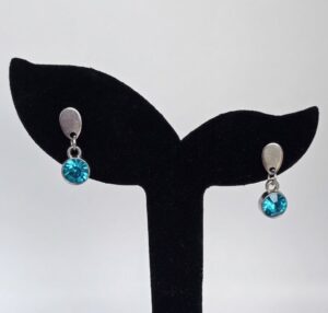 azure tide drop earrings